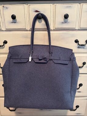 Save My Bag Miss Bag Extra Large Blue Made Italy